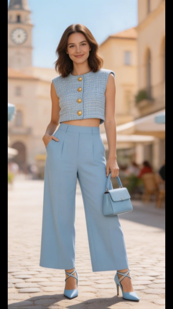 Blue outfit