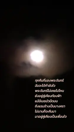 ทุกคืนที่มองพระจันทร