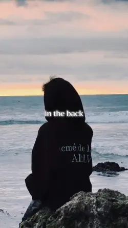 in the back of my