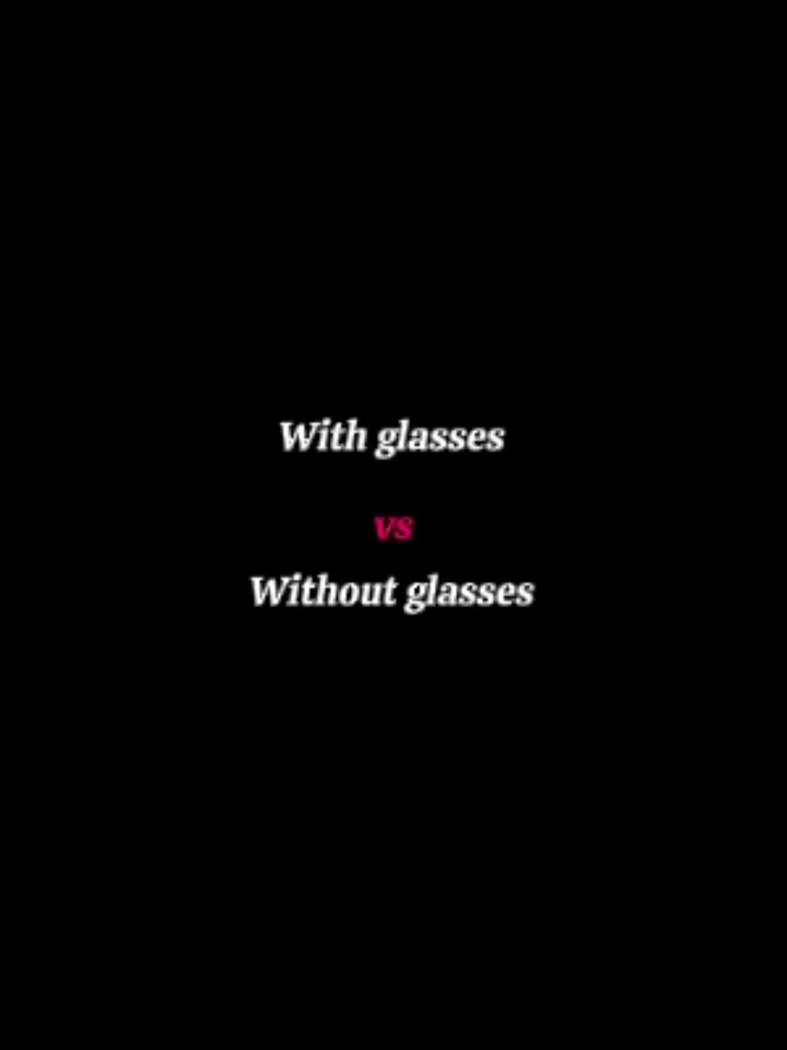 with vs without glas