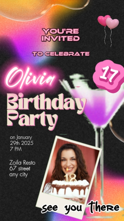 Birthday invitation 