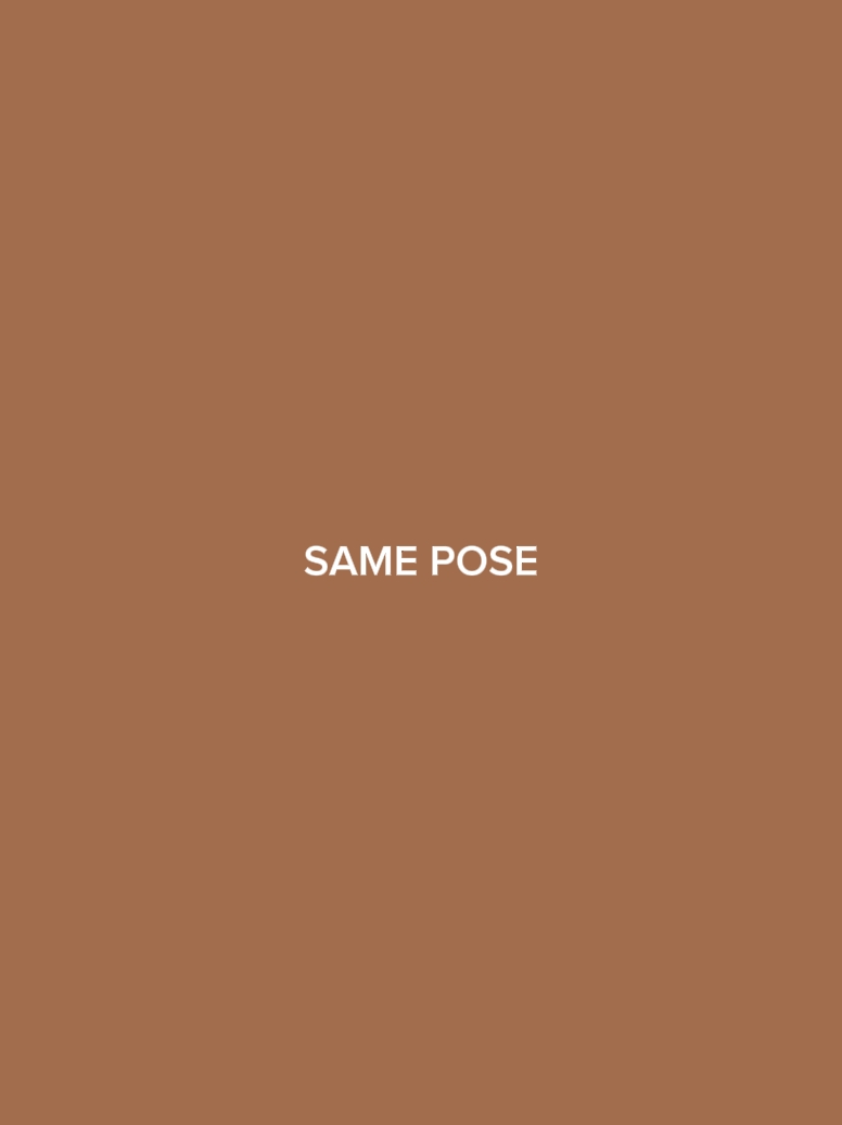 same pose