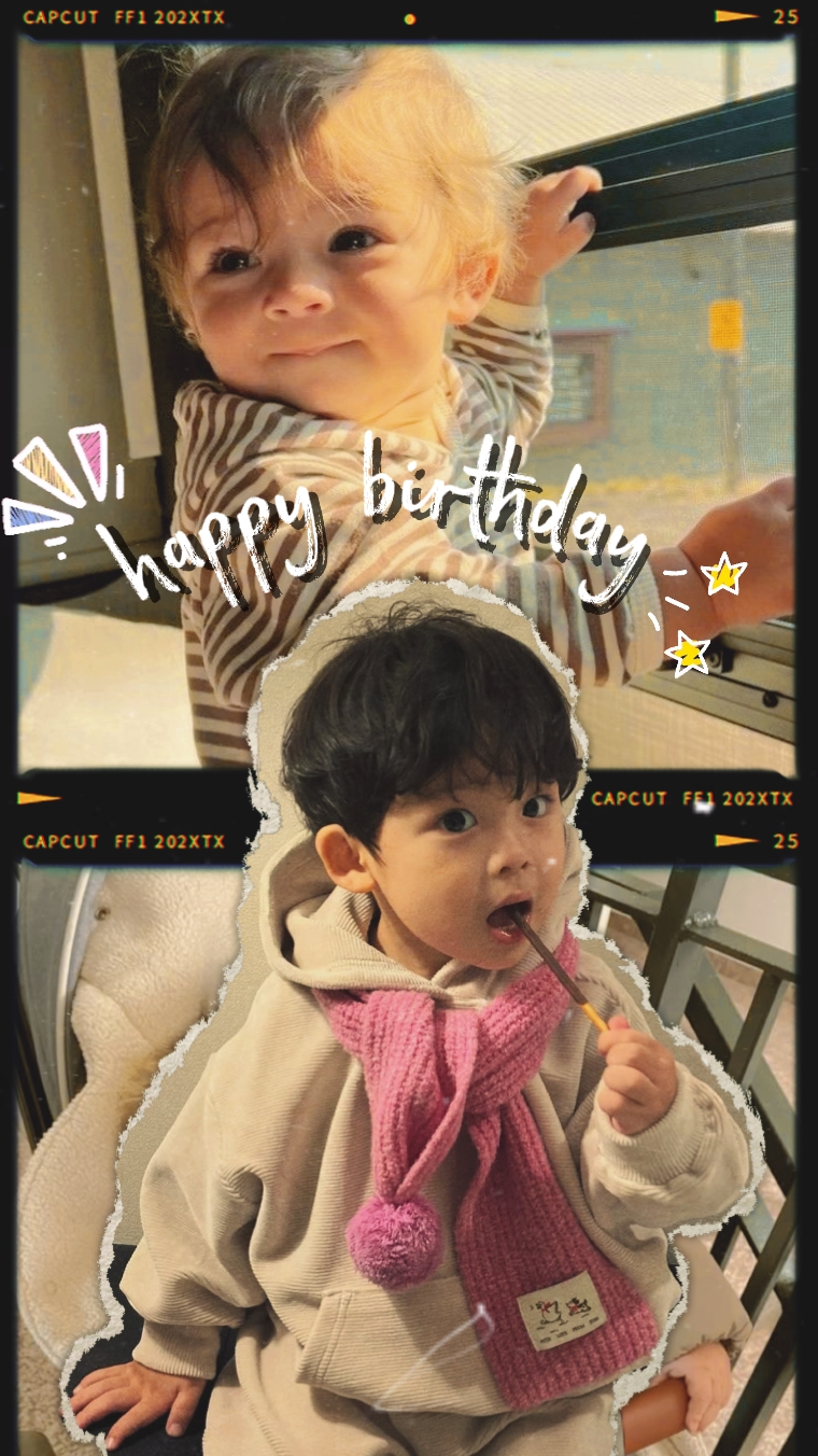Feliz cumpleaños bebé 