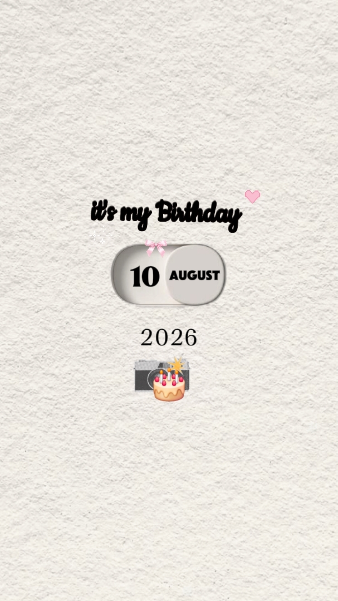 HBD 10 AGUSTUS 2026