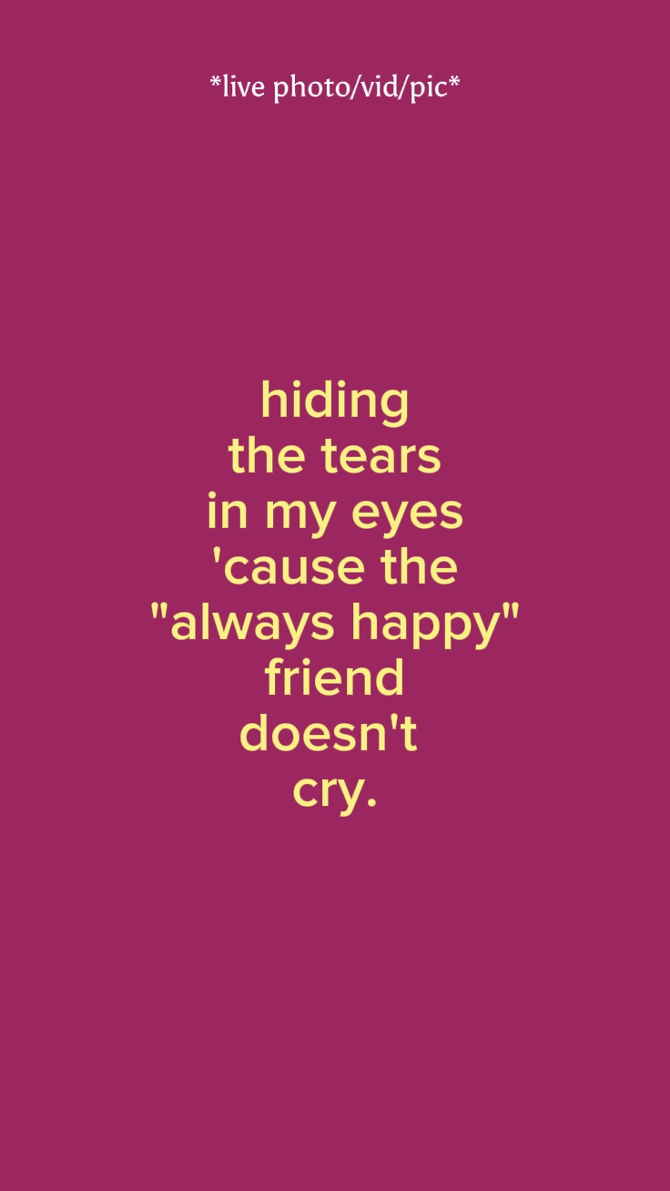 Hiding The Tears