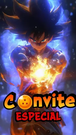convite dragonballz 