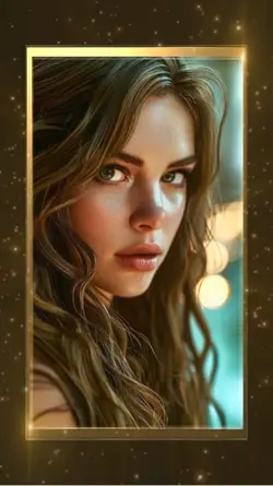 Gold frame