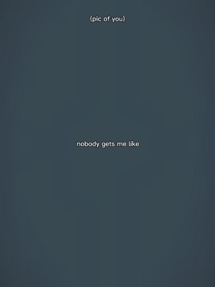 nobody gets me 