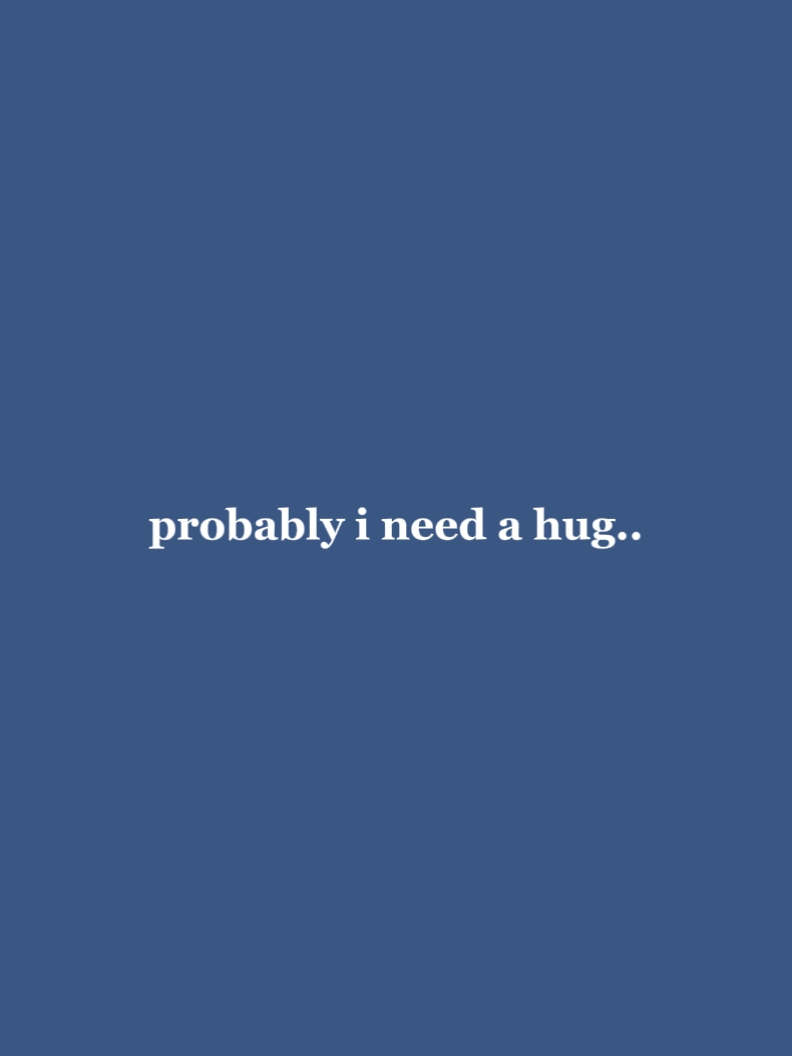 Necesito un abrazo