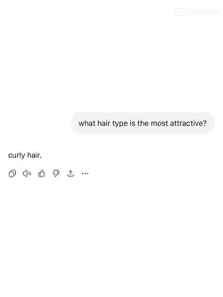 Curly hair