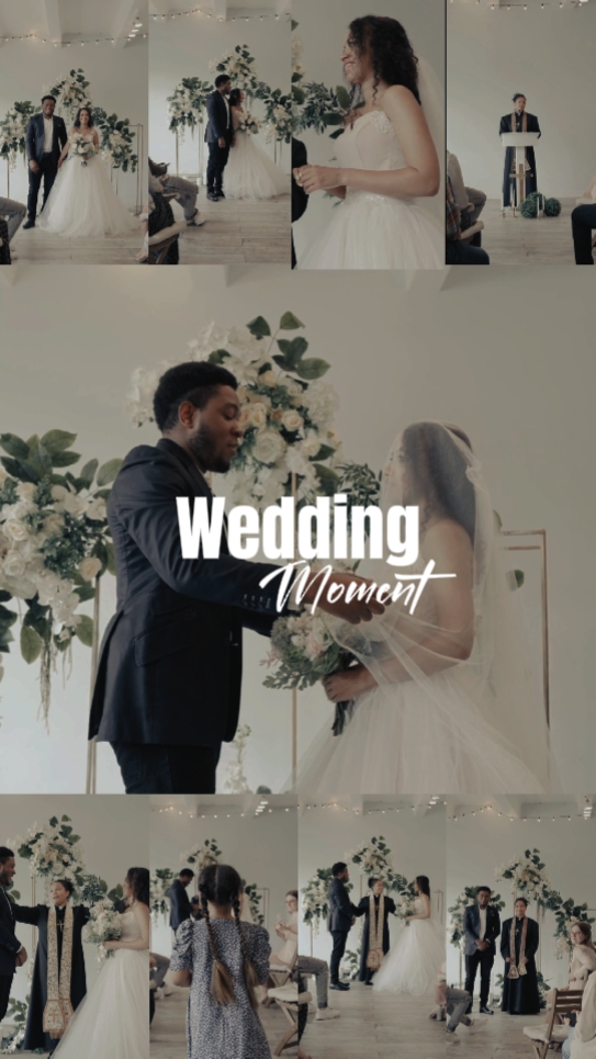 wedding moment
