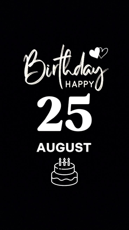 ANNIVERSAIRE FRÈRE 25 AOÛT