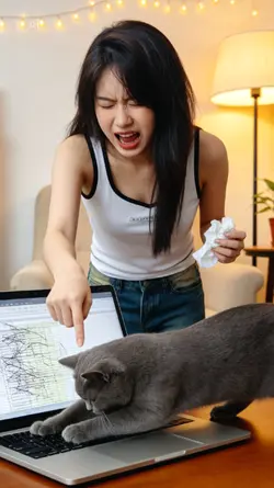 ai - naughty cat 