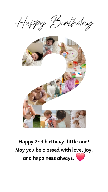 Joyeux 2ème anniversaire