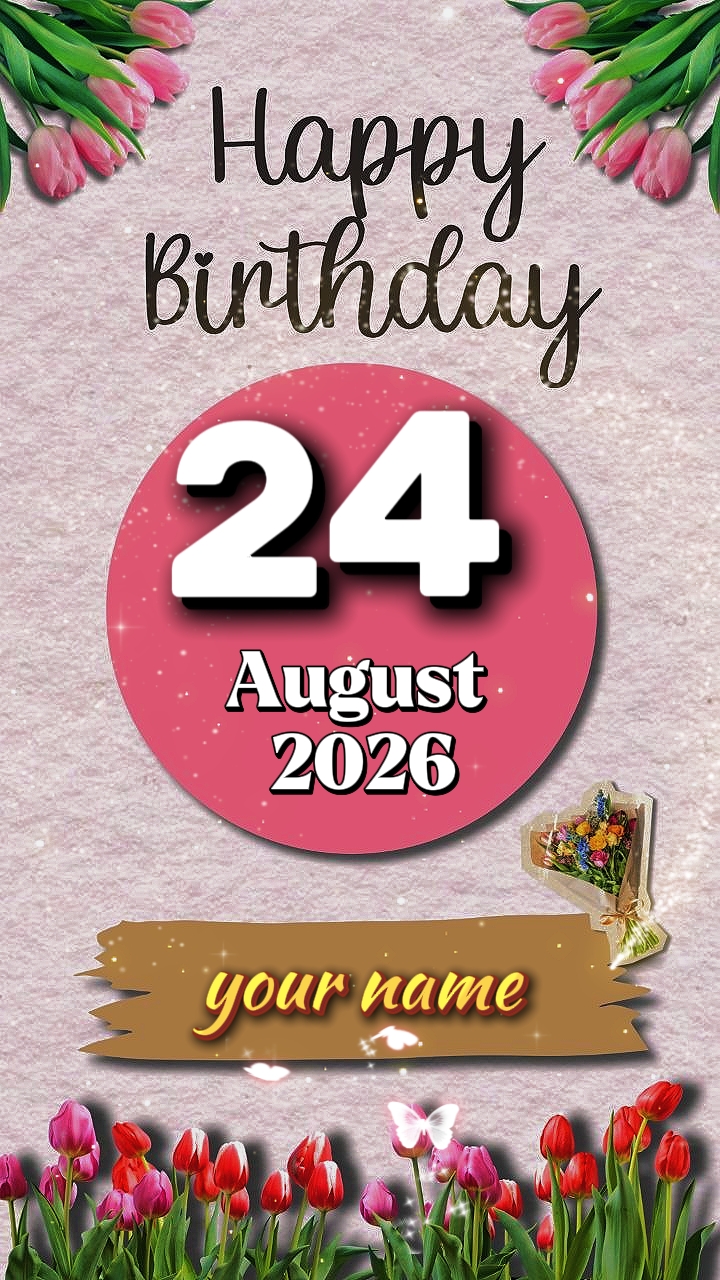 HBD 24 Agustus 2026