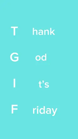 TGIF
