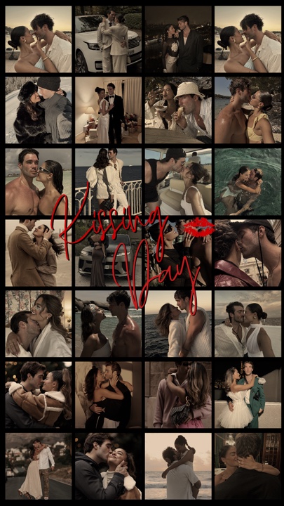 Kissing day photodum