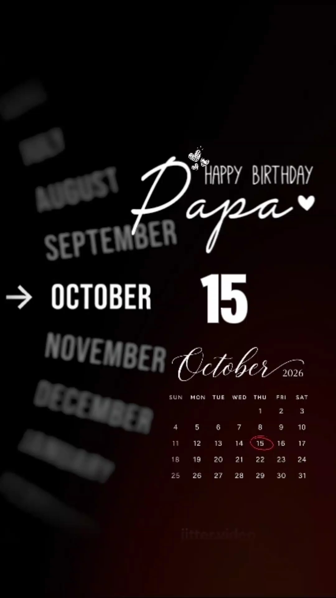 hbd 15 october