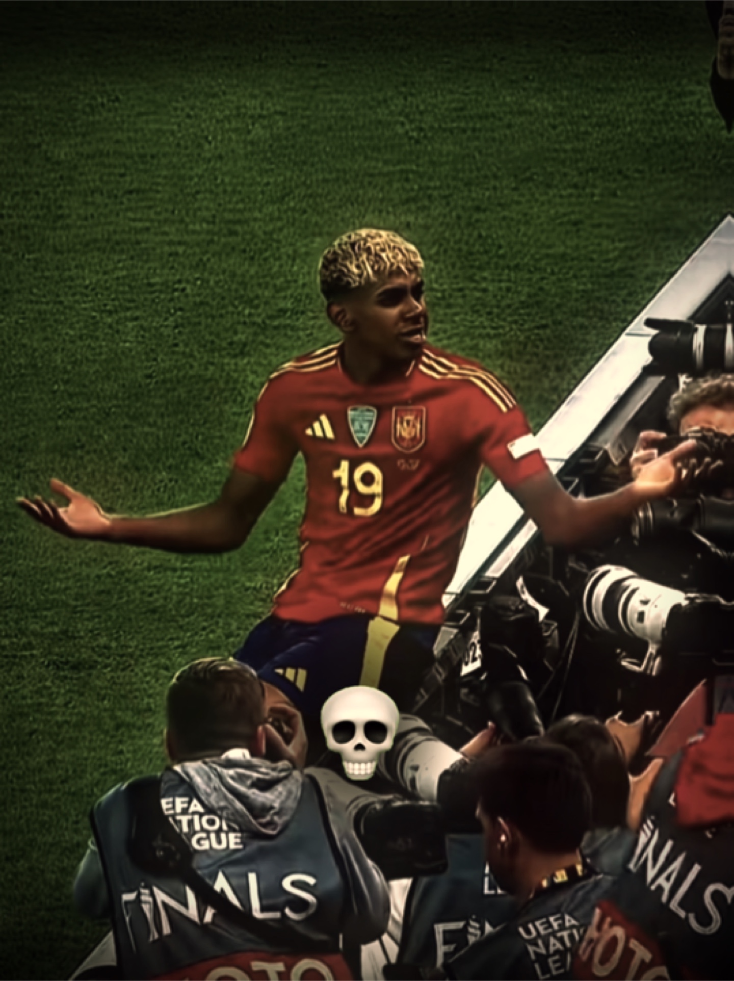 Skull edit X Lamine 
