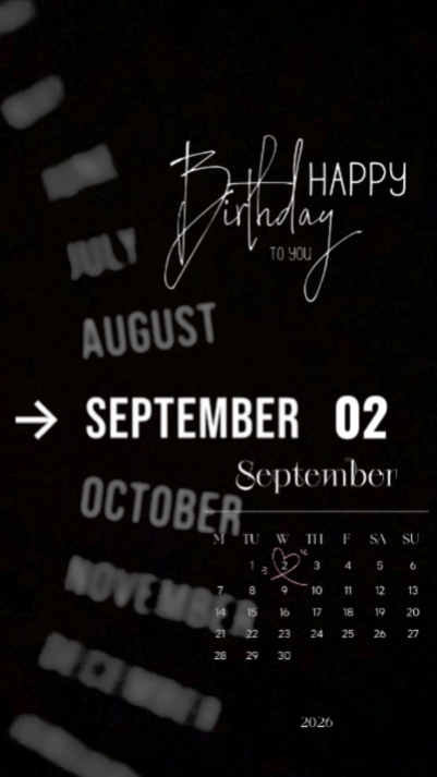 Hbd 02 de setembro de 2026
