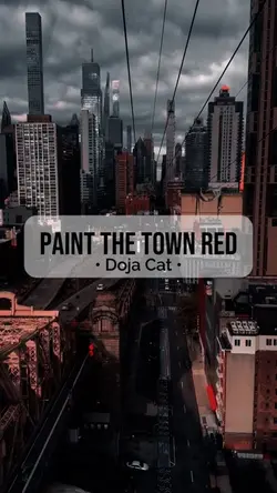 paint the town red