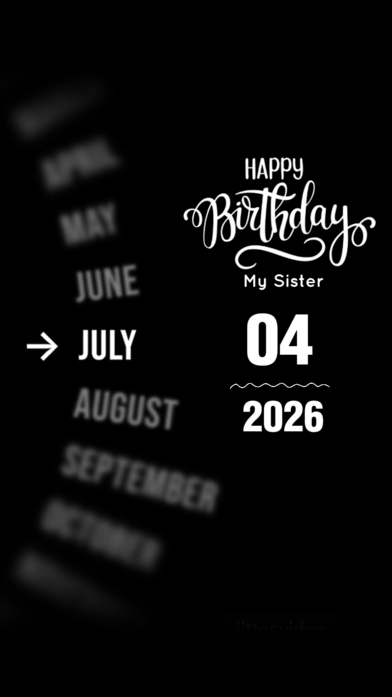 KAKAK ULANG TAHUN 4 JULI