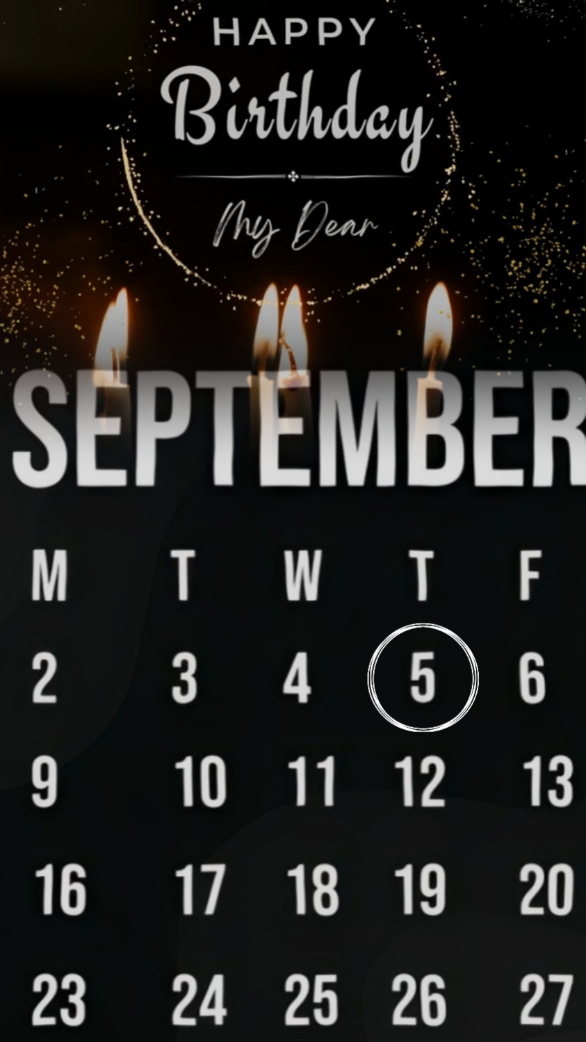 5 September Brithday