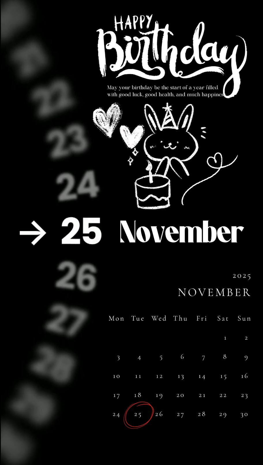 Happybirthday 25Nov
