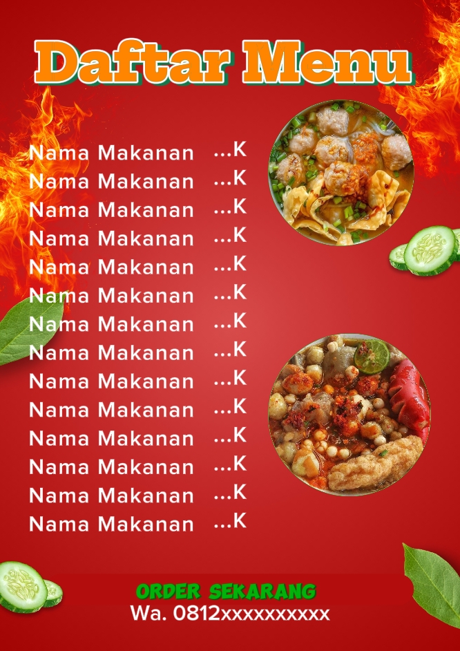 Daftar Menu
