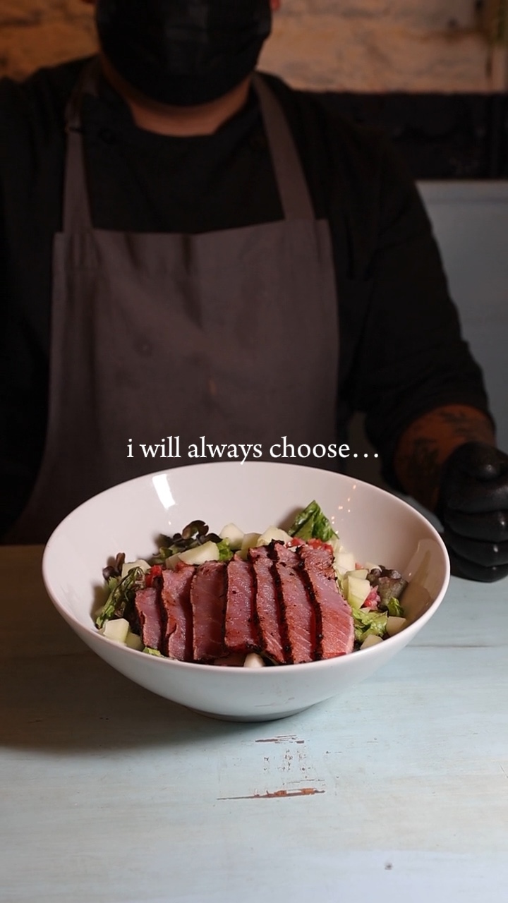 always choose steak 
