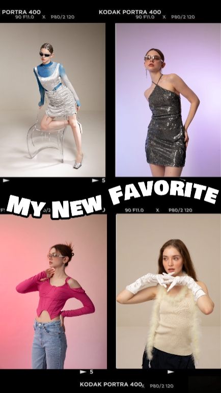 Roupas Exibir Produto Luz Fácil Abrir Estilo TikTok 