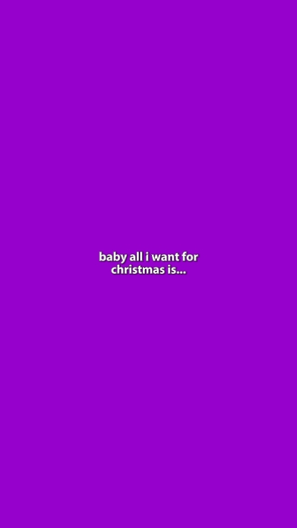 all i want christmas