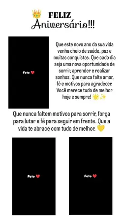 Feliz aniversário 