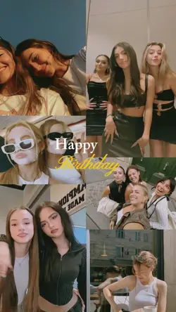 Birthday collage