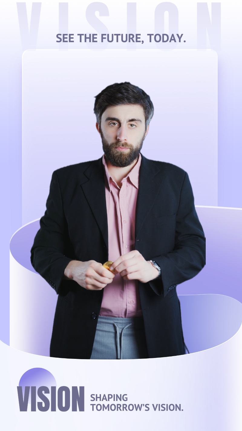 Modern Gradient Color Style Corporate Company Meeting Promotion Template