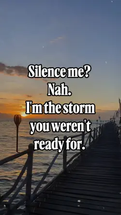 Silence me? NAH.