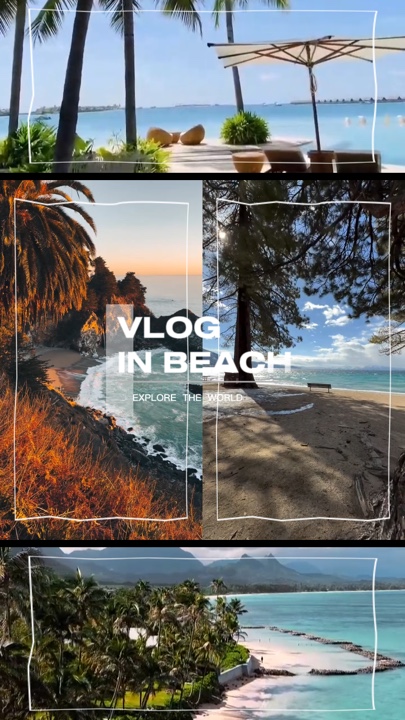 Vlog sur la plage