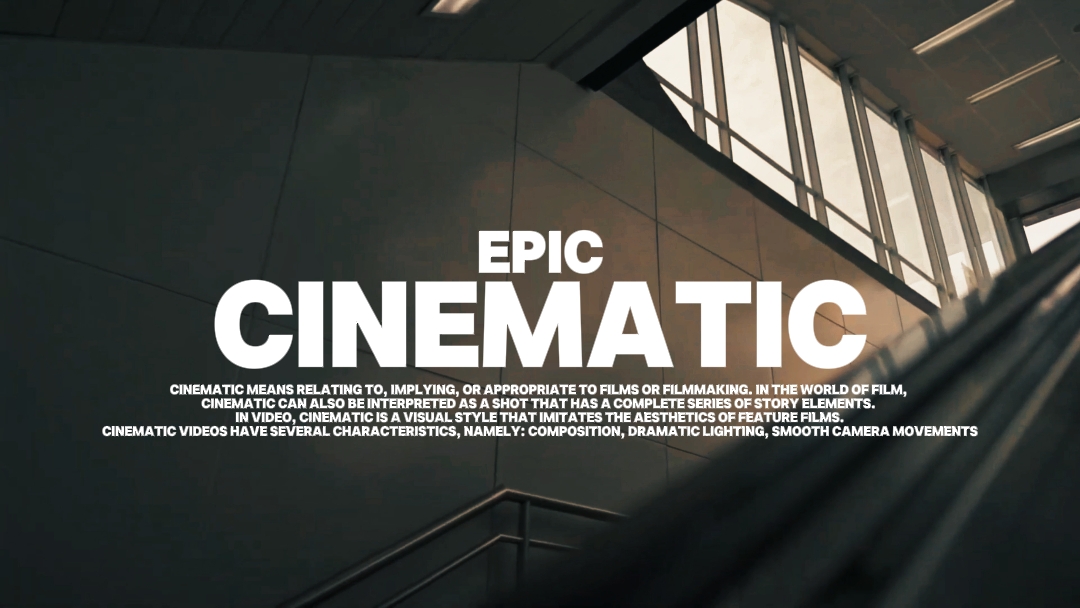 CINÉMATIQUE ÉPIQUE 