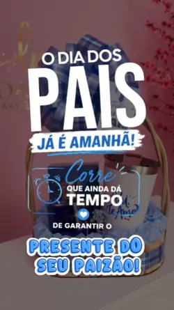 dia dos pais amanhã 