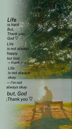 Thank you, God