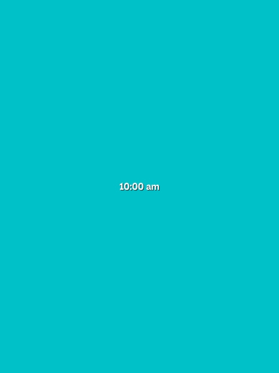 10: 00 am / 10: 00 pm