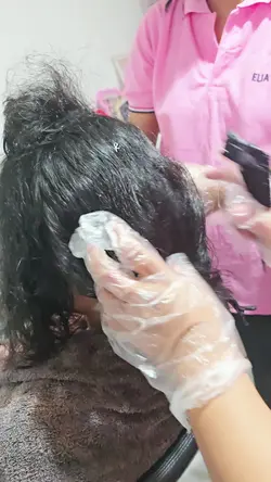 rambut rapi
