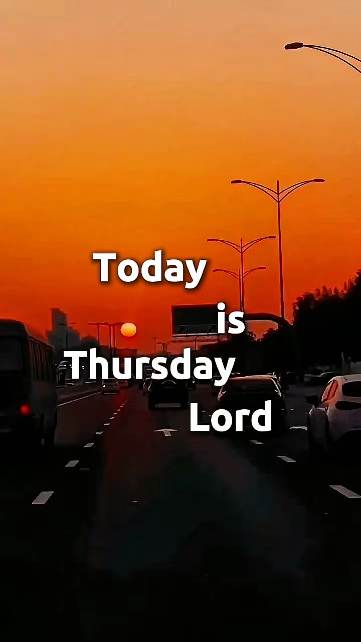 TUHAN HARI INI KAMIS 