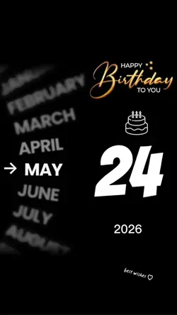 birthday 24 may 2026