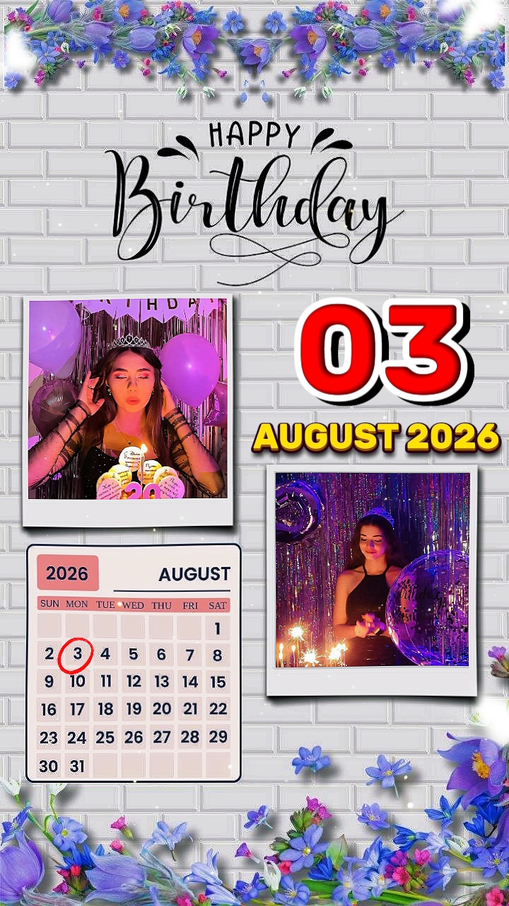 Birthday 03 August 