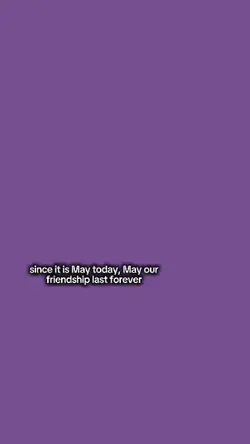 Since it is May 