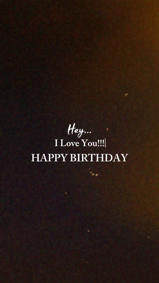 Happy Birthday Love 