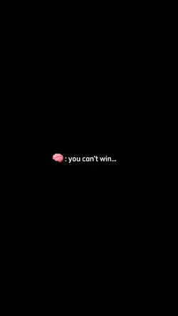 you cant win ...