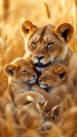 Lions family