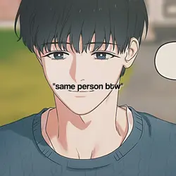 SAME PERSON BTW edit